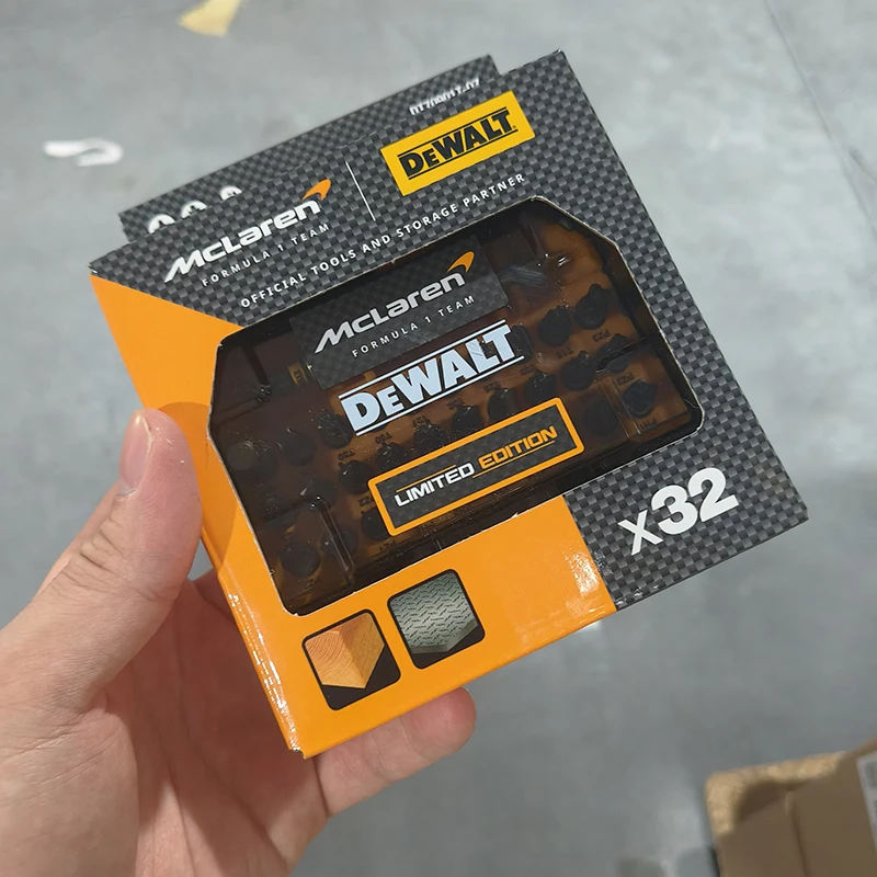 DEWALT DT70901T-QZ McLaren F1 Special Edition 32-Piece FLEXTORQ Screwdriving Set, Impact Ready Bits with Magnetic Bit Holder