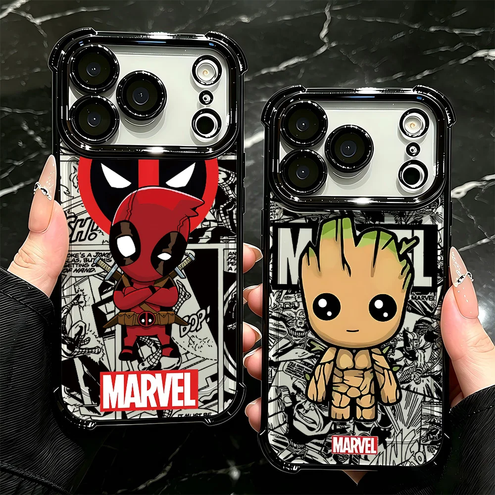 Plating Phone Case For Samsung S26 S25 S24 S23 S22 S21 S20 FE Note20 Edge Plus Ultra 4G 5G Anti Fall Cool Spiders Mans Venoms