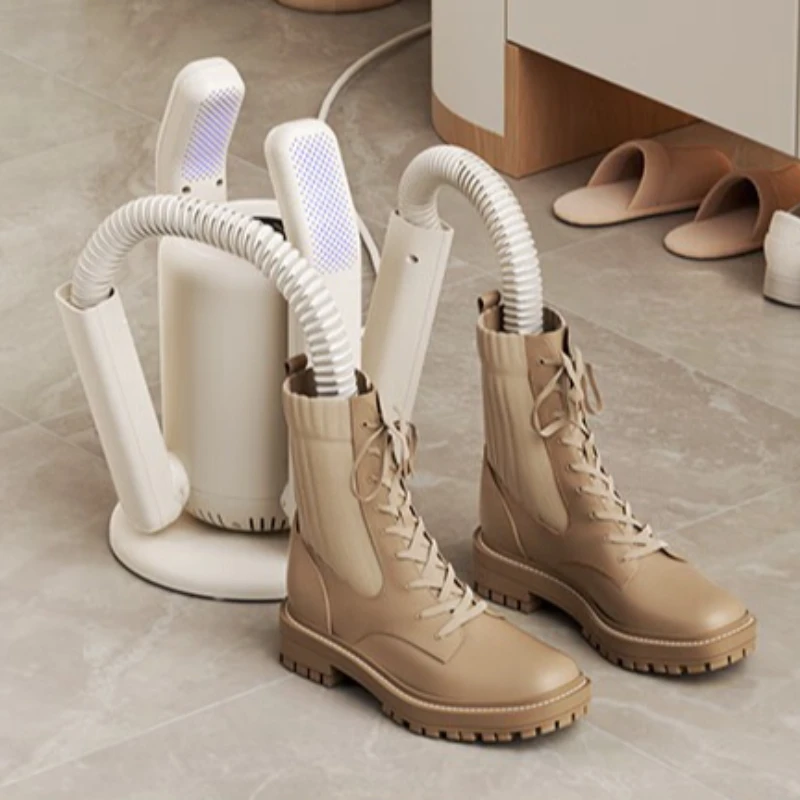 

Collapsible UV Sanitizing Boot Dryer 6 Mode Programmable Odor Eliminator Stepless Timing Constant Warm for Wet Shoes Winter