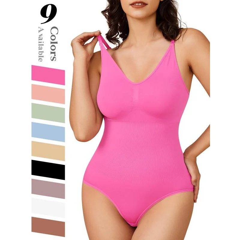 Nebility Women's V Ne Shapewear One Piece Women's Camisole  Bodysuit