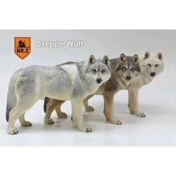 Mr.Z 1/6 Scale Model Steppe Wolf Resin Action Figure Simulation Animal Toys Collection Display Decoration Dolls Gifts Fans