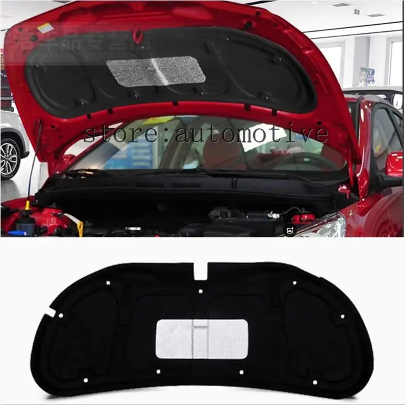 

2010 2011 2012 2013 For Hyundai SOLARIS Car Heat Sound Insulation Cotton Front Hood Engine Firewall Mat Pad Cover Noise Deadener