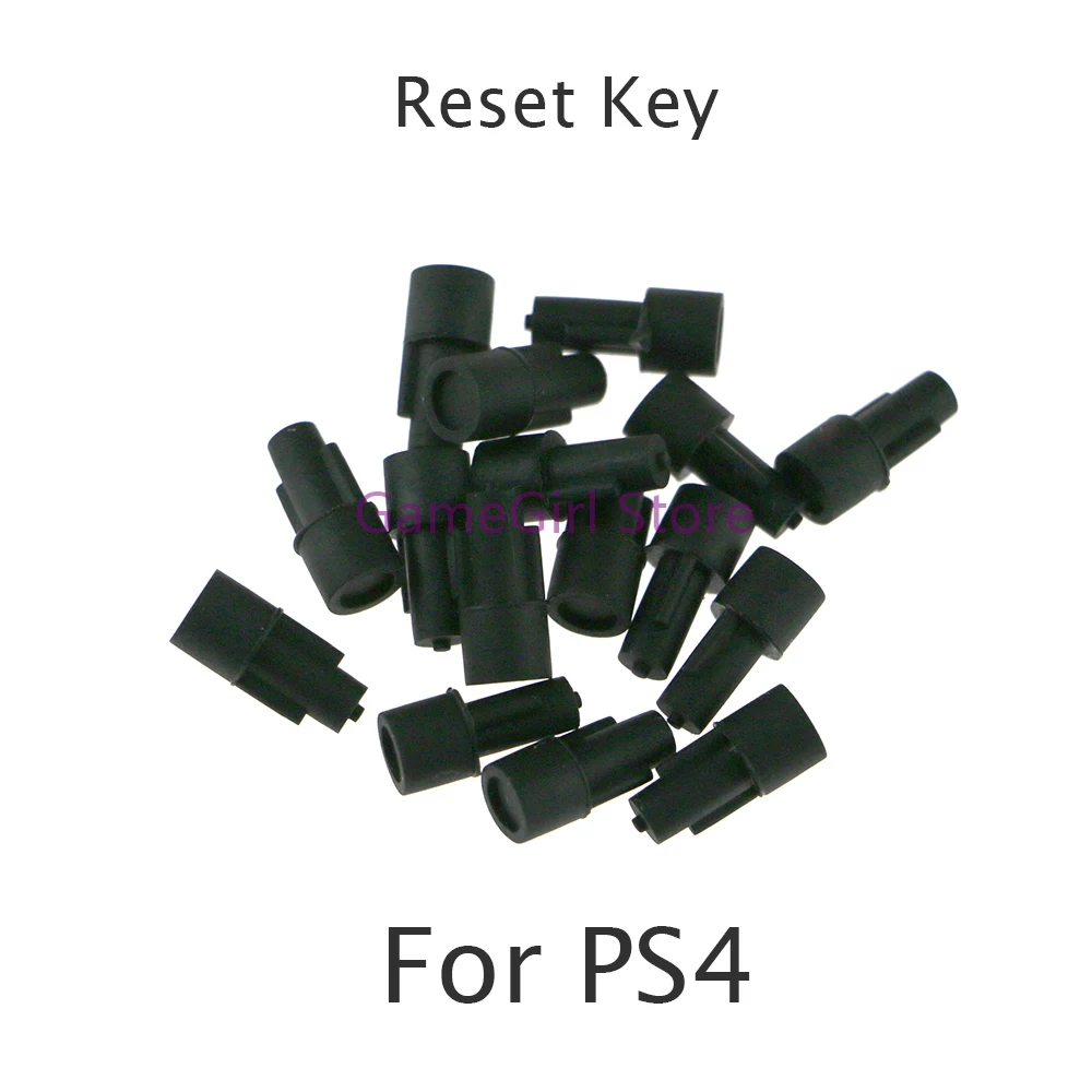 500pcs For Playstation 4 PS4 Controller Handle Soft Siliconee Rubber Reset Key Restart Button Repair Replacement Part