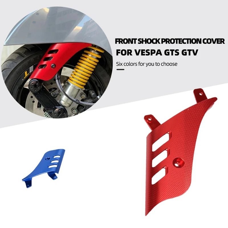 غطاء جانبي ممتص الصدمات للدراجات النارية واقي الروك للعجلة الأمامية لفيسبا GTS300 GTS 300 250 125 2013-2020 #3