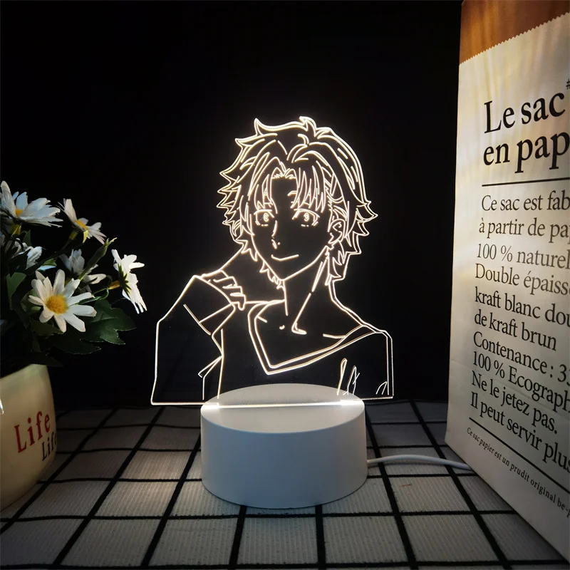 2025 Luz nocturna de perro salvaje gigante literario Zhongyuan Zhongye Lámpara de escritorio pequeña para dormitorio, decoración de escritorio, regalo para niños y niñas