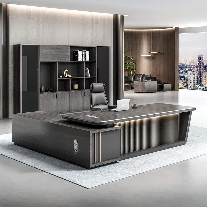 /Executive European Office Desk Standing Storage High Quality Creativity Computer Desks Combination Organizer Bureau Furniture