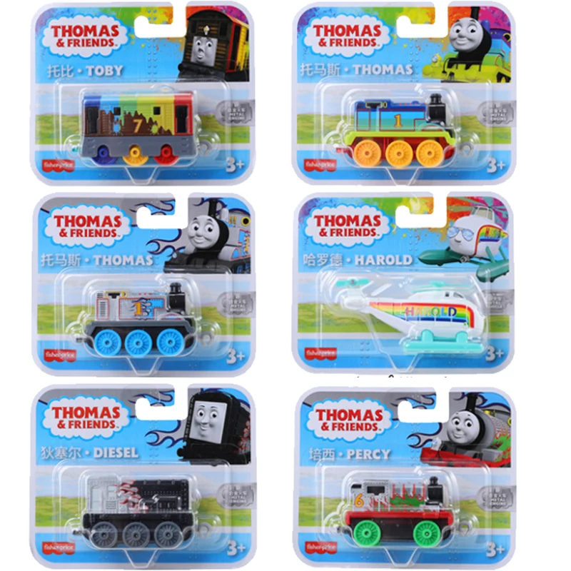 Original Thomas and Friends TrackMaster Train Railway Adventures Engine Push-Along Train Percy Kids Boys Toys for Children Gift