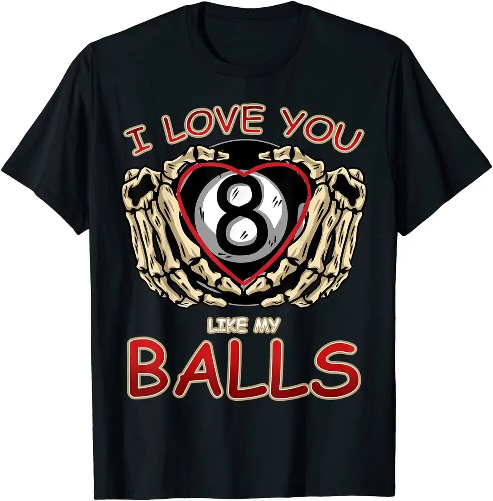 NEW LIMITED Funny 8 Ball Billiard Pool Player Eight Ball Billiards T-Shirt S-3XL