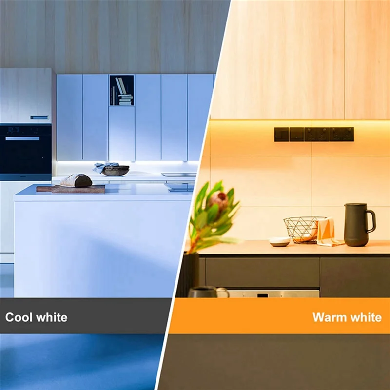 

BHTS-2X 5V USB LED Strip Desk Lamp Hand Switch Motion Sensor Lamp Study Room Under Cabinet Lights 30Cm Warm Light
