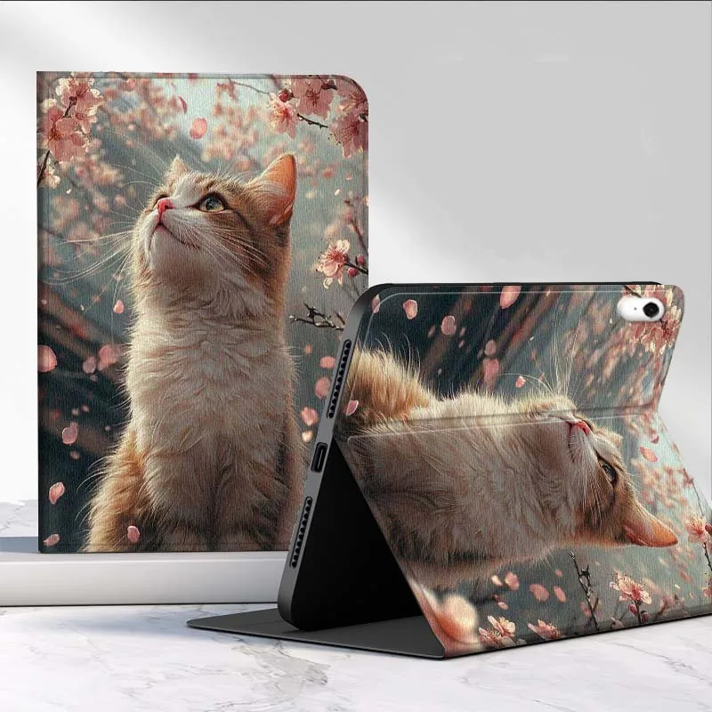 

Luxury Cat Soft For Samsung Galaxy Tab S11 S10 S9 S8 S7 S6 A11 A9 A8 A7 Lite FE Plus Inch Tablet Case