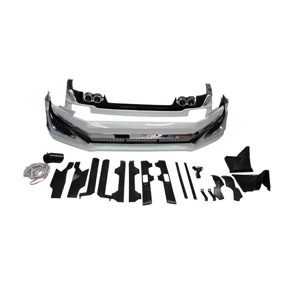 MX Auto For Toyota For Land Cruiser Prado Body Kit Bumper Includes Clips For Easy Installation Tow Hook Designed For Replacement