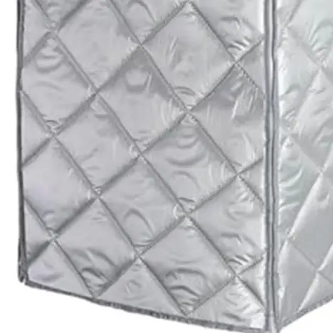 Outdoor Tankless Water Heater Cover Waterproof Dustproof Protective Case With Zipper For Weather Resistance Silver 29.5x19.2in