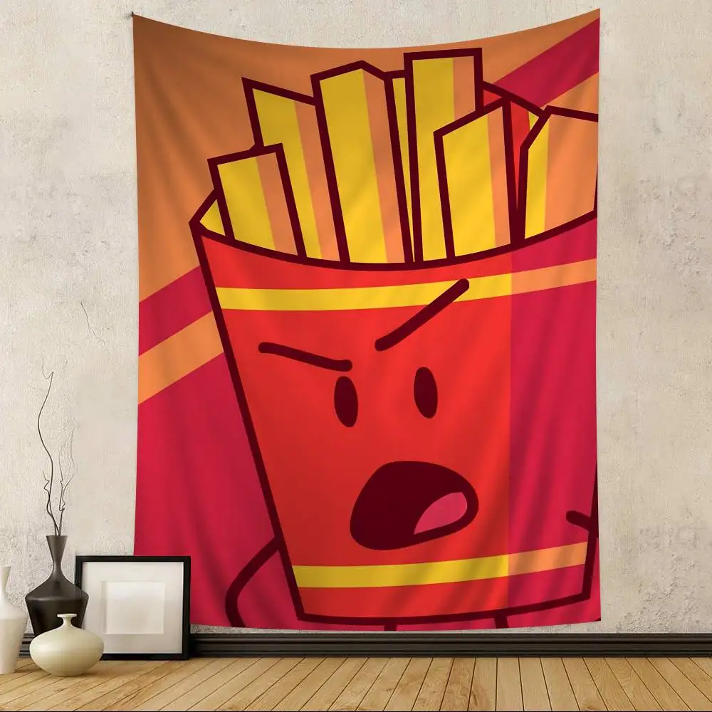 animation Bfdi Battle For Dream Island Colorful Tapestry Wall Hanging Cheap Hippie Wall Hanging Bohemian Wall Tapestries Mandala
