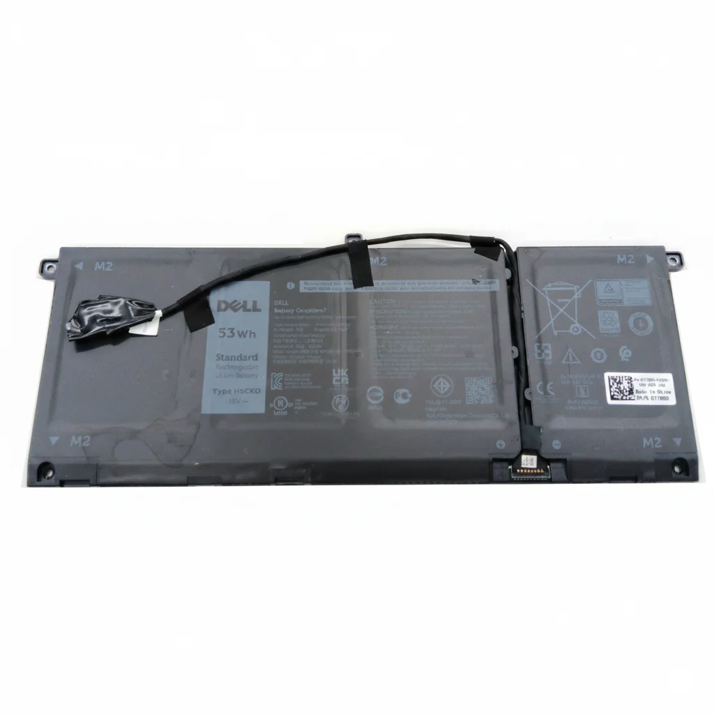 

Dell 7T8CD 53 Watt-hour Laptop Replacement Battery - Black - 4-Cell - Lithium-ion - 15 Volts - H5CKD - Used-Like New
