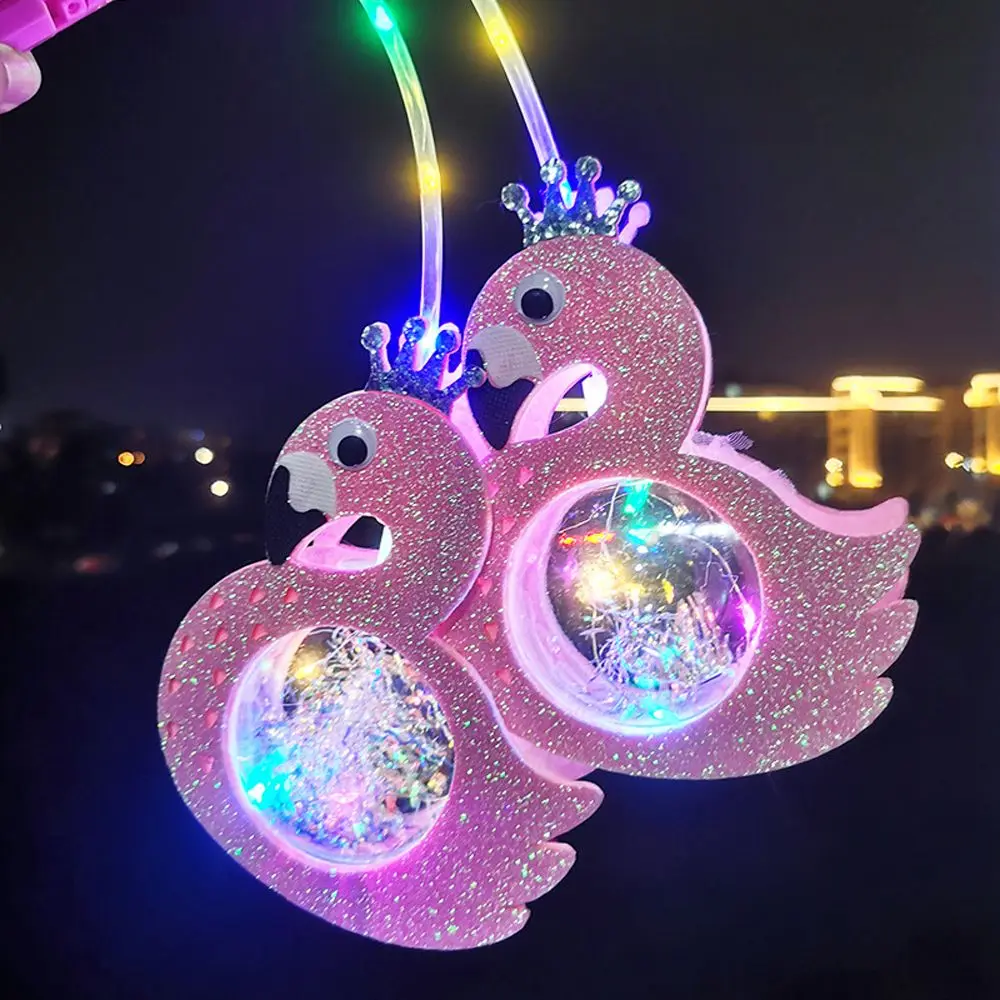 Kawaii Led Lantaarn Drie Flash Modi Decoratieve Festival Benodigdheden Cartoon Dier Flash Lantaarn Voor Kinderen Kinderen Speelgoed