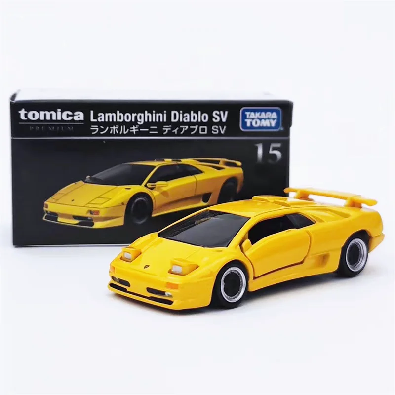 In Stock Original Takara Tomy Tomica Premium TP15 Lamborghini Diablo SV Diecast Car Openable Doors Flip Headlight Collectible Mo