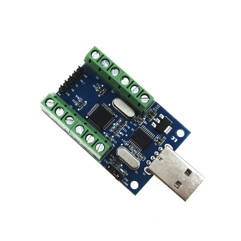 USB 10Channel 12Bit AD STM32 UART Communicate ADC Data Collection Module diy electronics