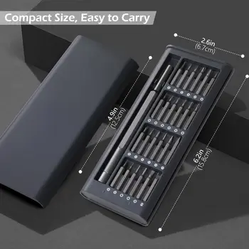 Set di cacciaviti di precisione 25 in 1 Phillips Torx testa ...