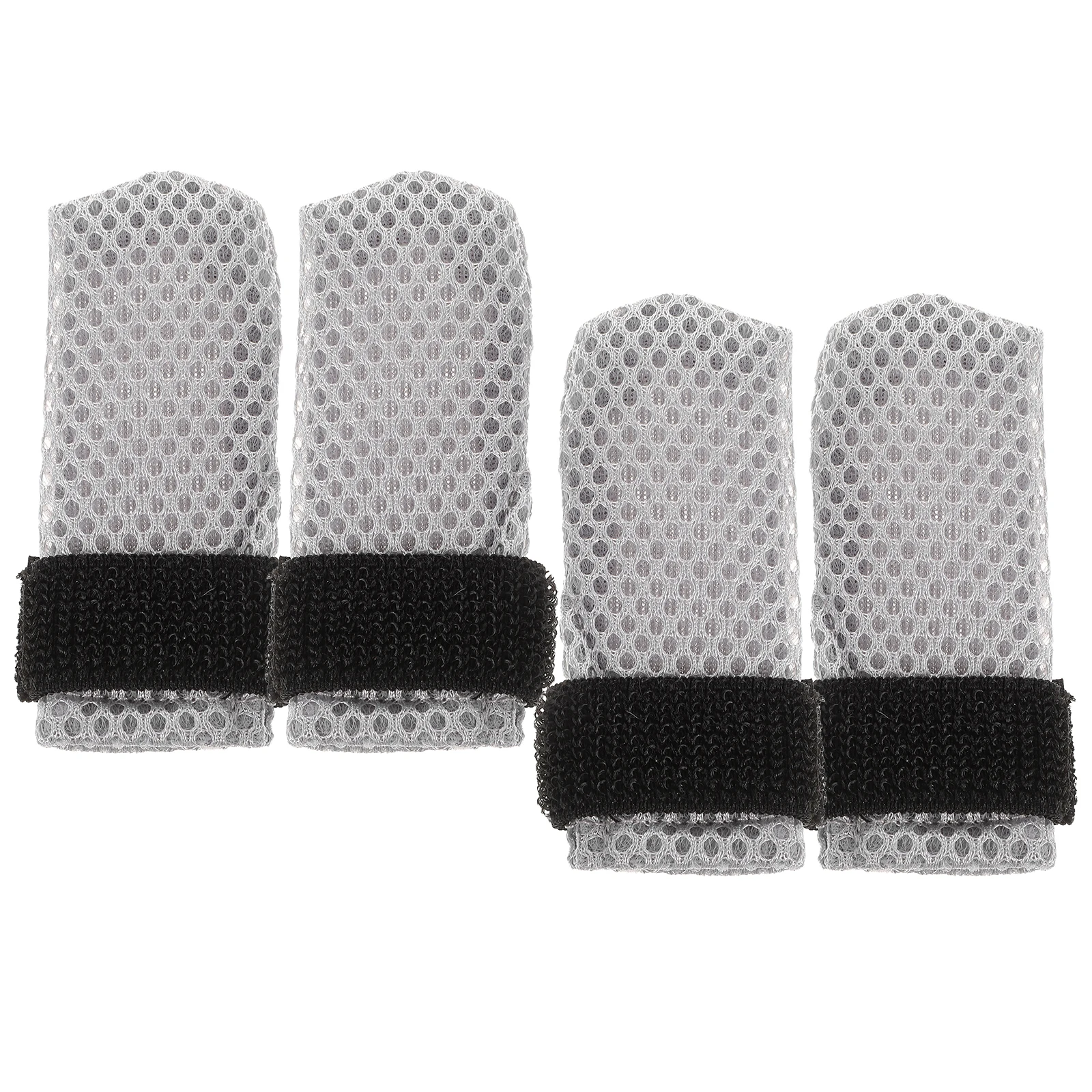 

4pcs Feet Claw Protectors Durable Grey Socks Adjustable Cat Shoes Easy On Off Booties For Nails Washing Paw Protector Anti