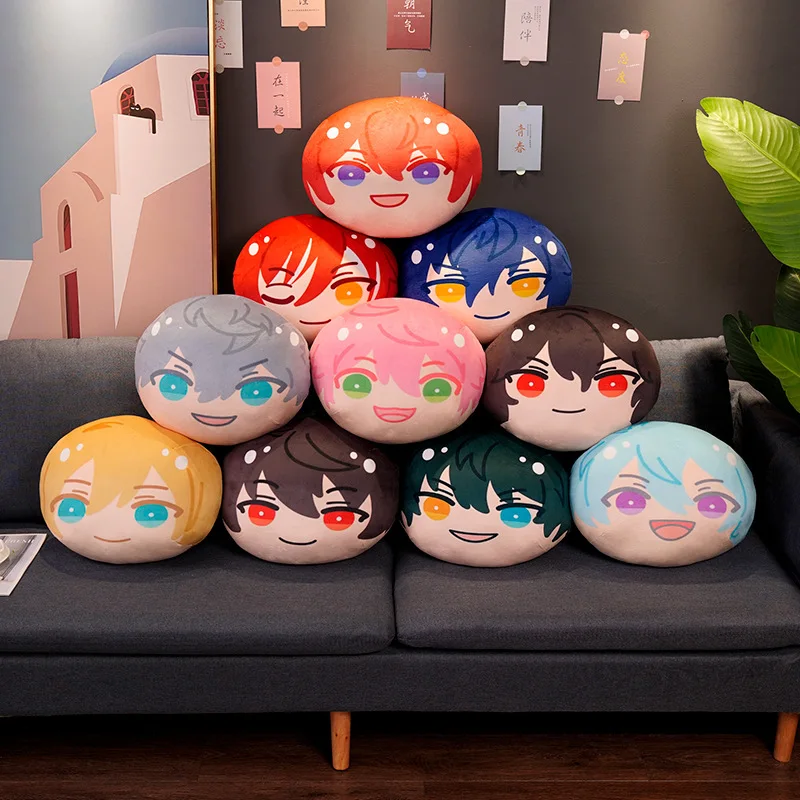 10cm Real Picture Ensemble Stars Plush Toy Cute Amagi Hiiro Sakuma Rei Ogami Koga Ayase  Mayoi Doll Pendant Xmas Gifts For Child