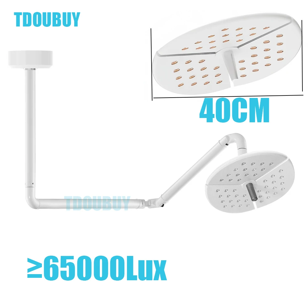 TDOUBUY 80W New Upgrade Wall Shadowless Examination Lamp Ceiling Surgery Operation Lighting  Used for Dentistry, Pet Hospitals