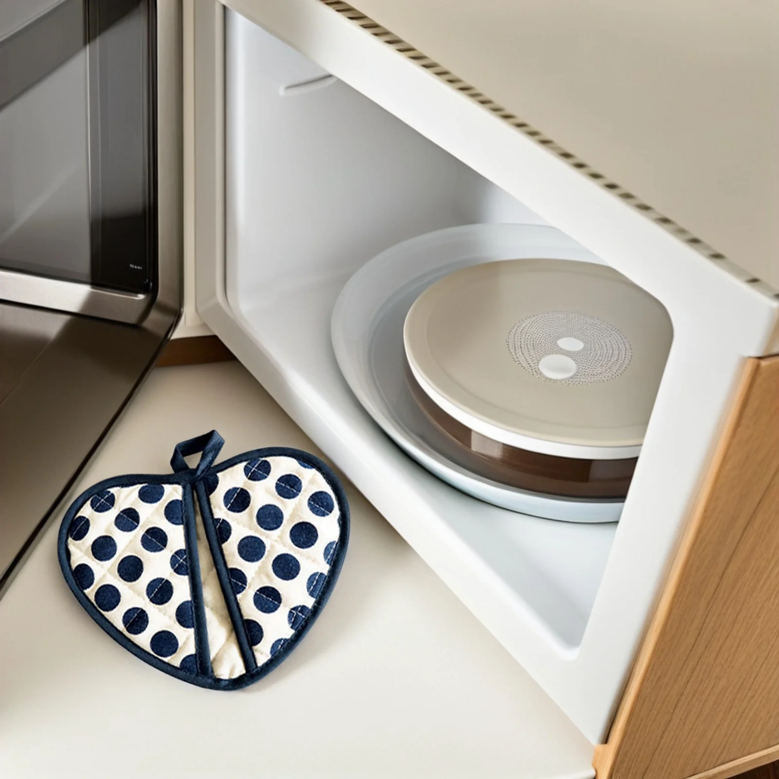 

3 шт. термостойкие перчатки, маленькие кухонные варежки в форме сердца для выпечки в духовке, барбекю, нескользящие изоляционные перчатки, рождественские