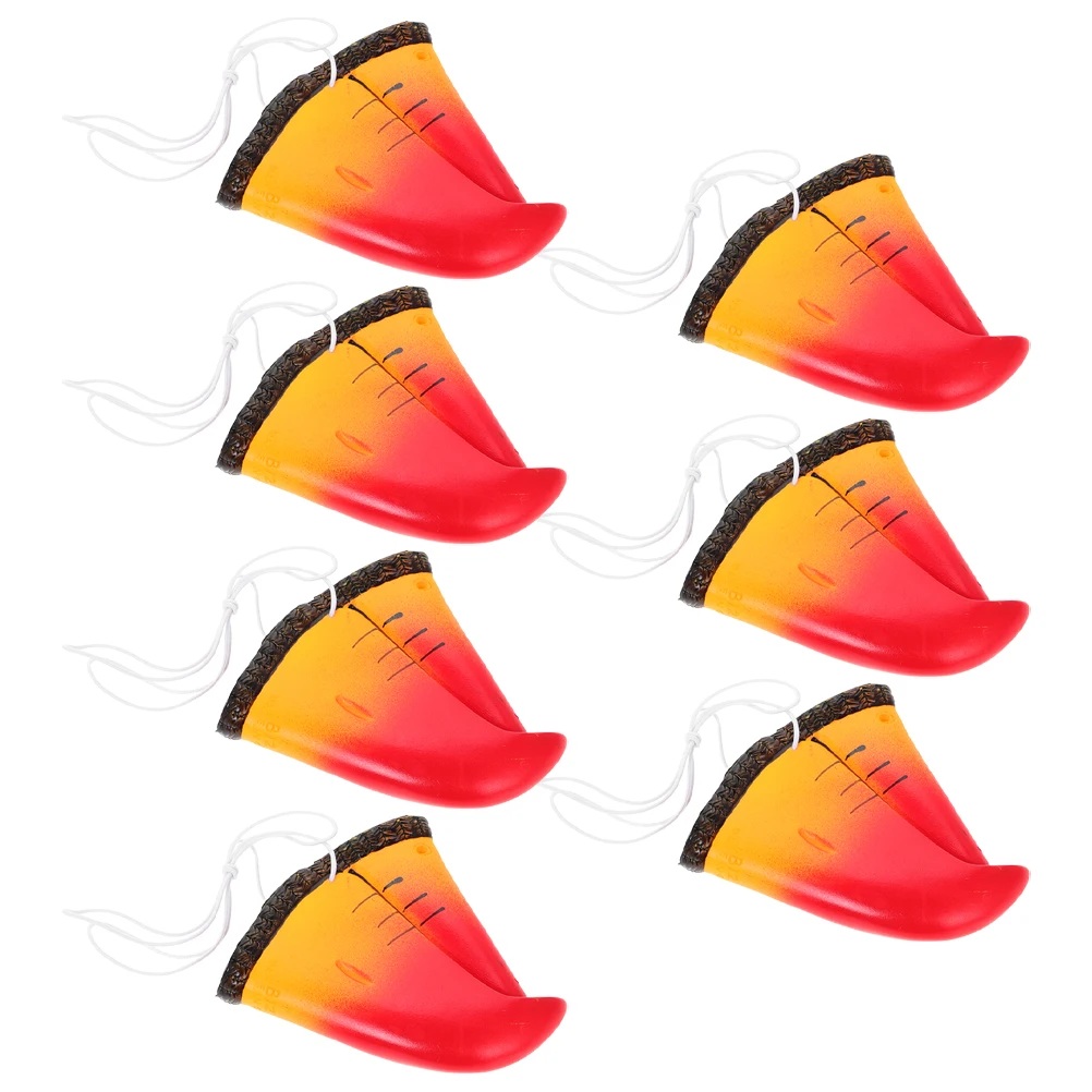 

7 Pcs Simulated Parrot Nose Carnival Party Accessories Animal Costume Decoration Bird Beak Mask Fake Portable Cosplay Prop
