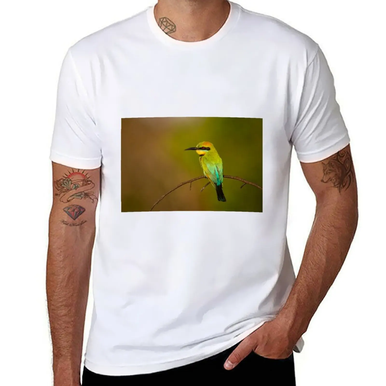 

Rainbow Bee Eater, Northern Territory T-Shirt cotton t shirts man 100% funny t shirts cotton T-Shirt