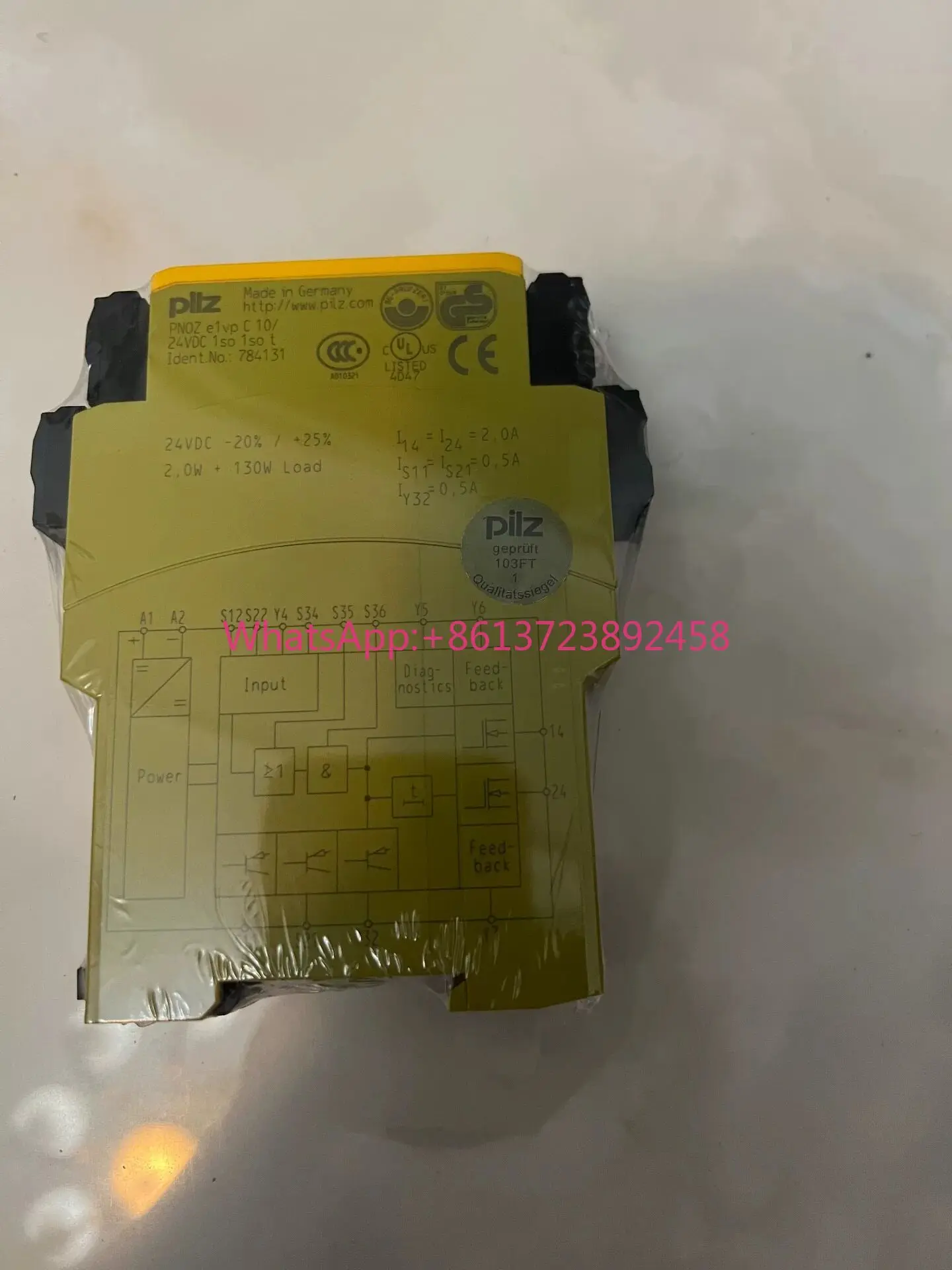 

PILZ Pilz safety relay PNOZ e1vp 10s model 784131