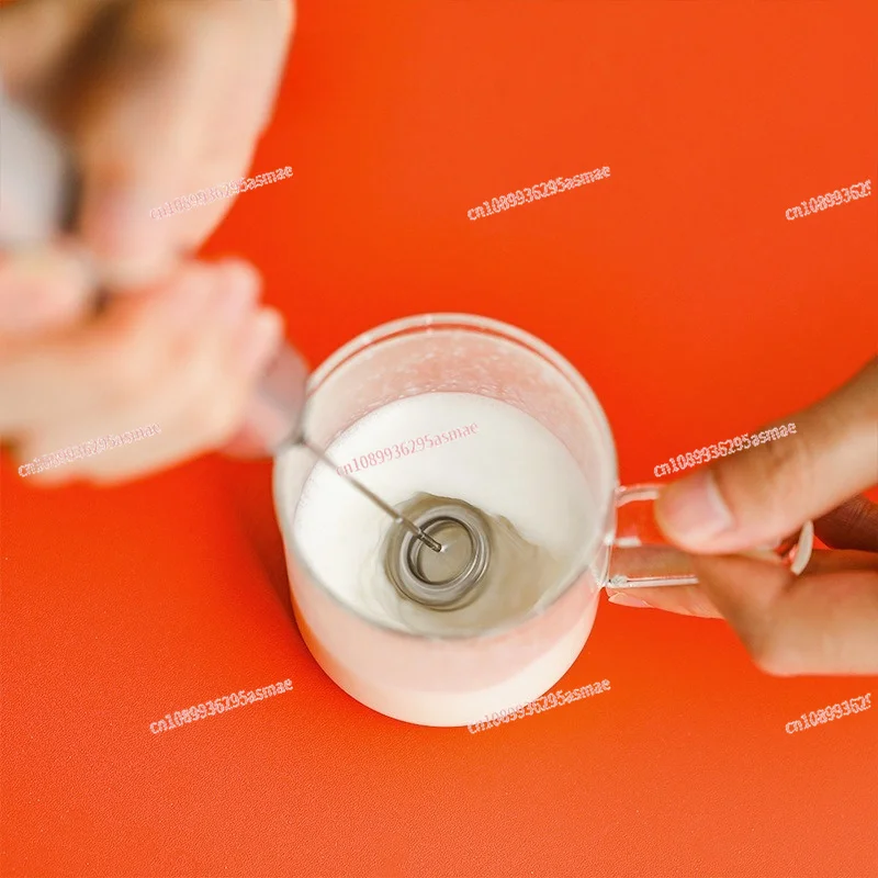 

USB handheld electric milk frother, coffee latte milk frother