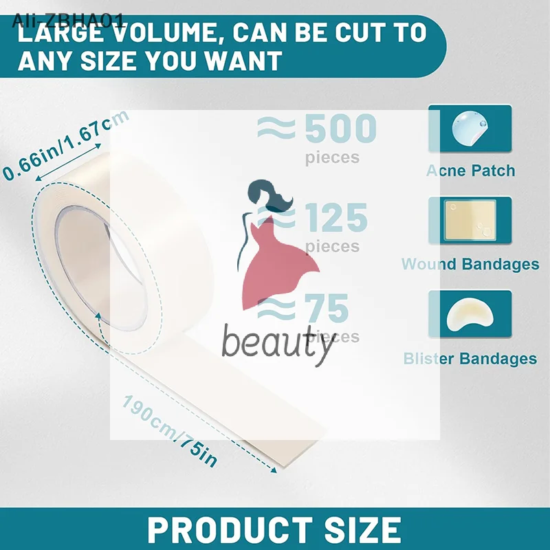 With Self-Adhesive, Bed Sore Bandages, Highly Absorbent Hydrocolloid Roll For Wound Care Hydrocolloid Patch Bandages