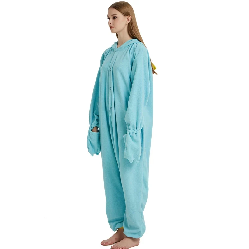Anime Lockerer Bodysuit Platypus-Kostüm Rollenspiel Tier-Kapuzen-Jumpsuit für Erwachsene Frauen Cartoon-Pyjamas Weihnachts- und Halloween-Kleidung – Detail 7