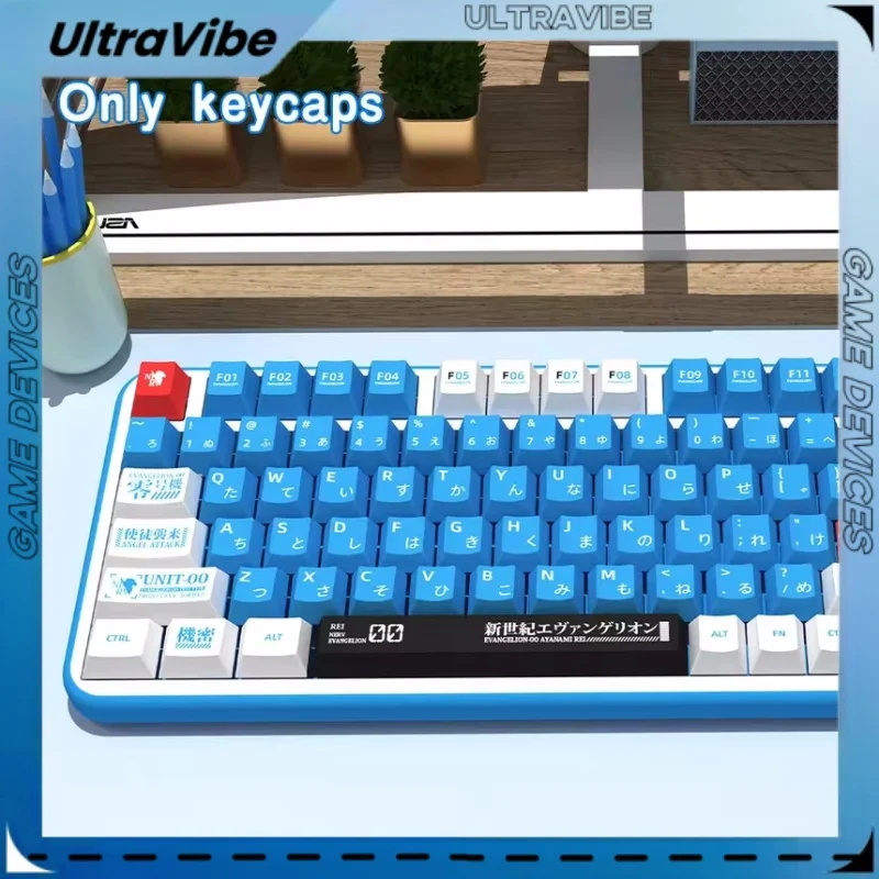 teclado anime keycaps perfil cereja teclado mecanico espanhol frances alemao japones coreano russo acessorios 01