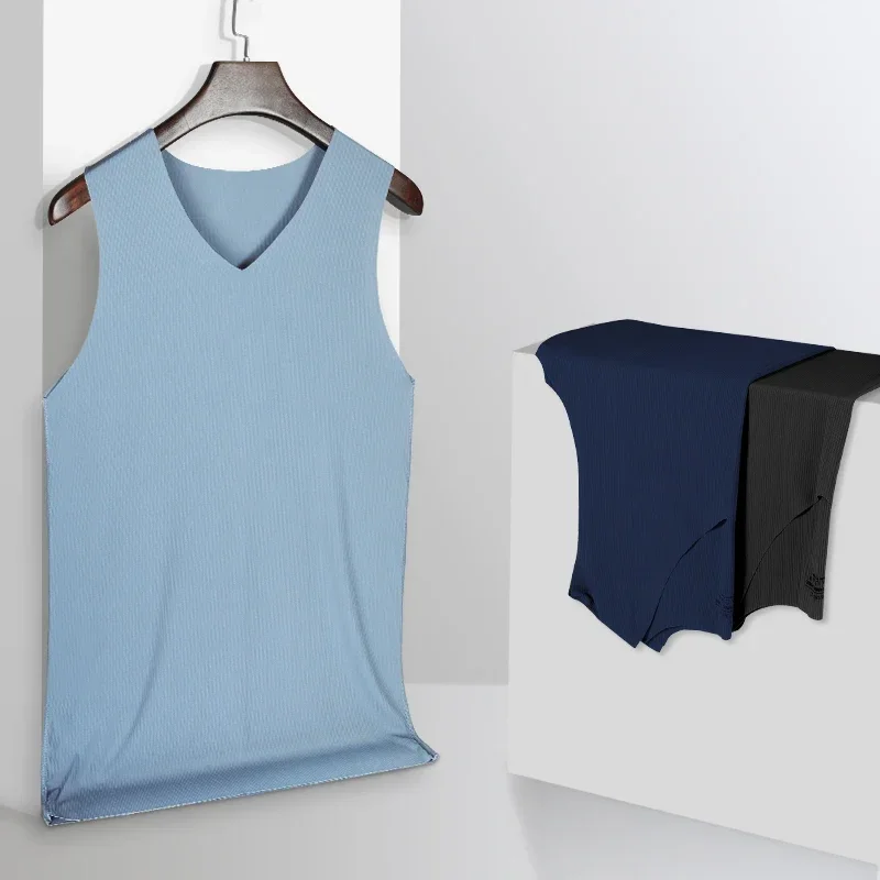 1pc A must-have for summer coolness! Ice silk vest, super cool in one second