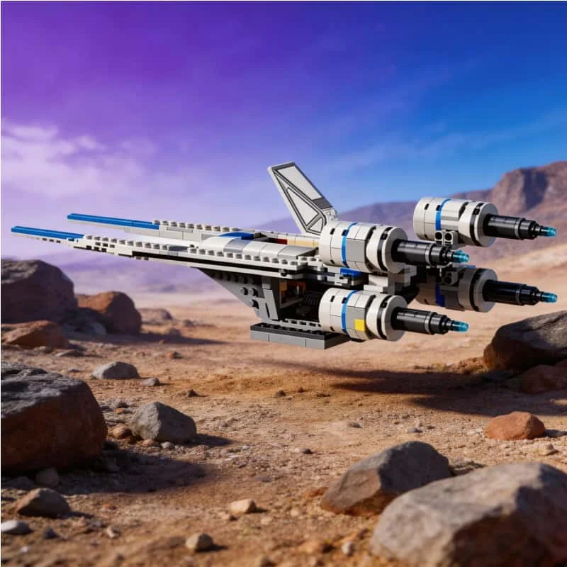 

Конструктор 2026 U-wing MOD: Космический боевой корабль Galaxy War, модель для сборки, игрушка, подарок на Рождество и День рождения