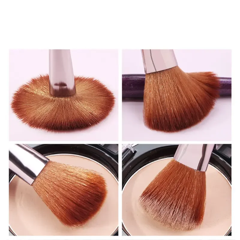 Set di pennelli per trucco da 18 pezzi, pennello per sfumare fard per fondotinta cosmetico per ombretti, strumenti di bellezza