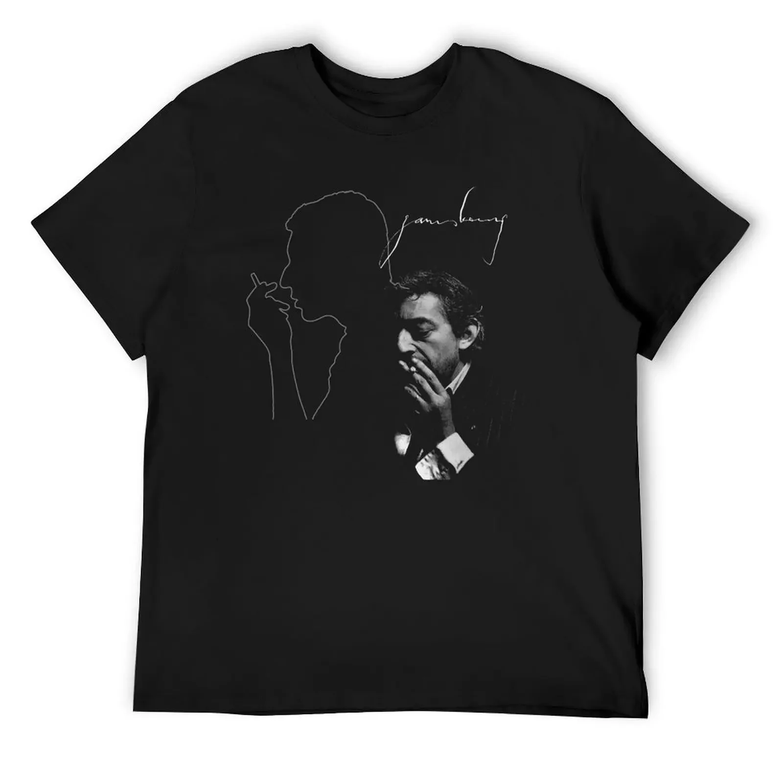 

serge gainsbourg T-Shirt baggy shirts oversized graphic tee customs mens graphic t-shirts anime