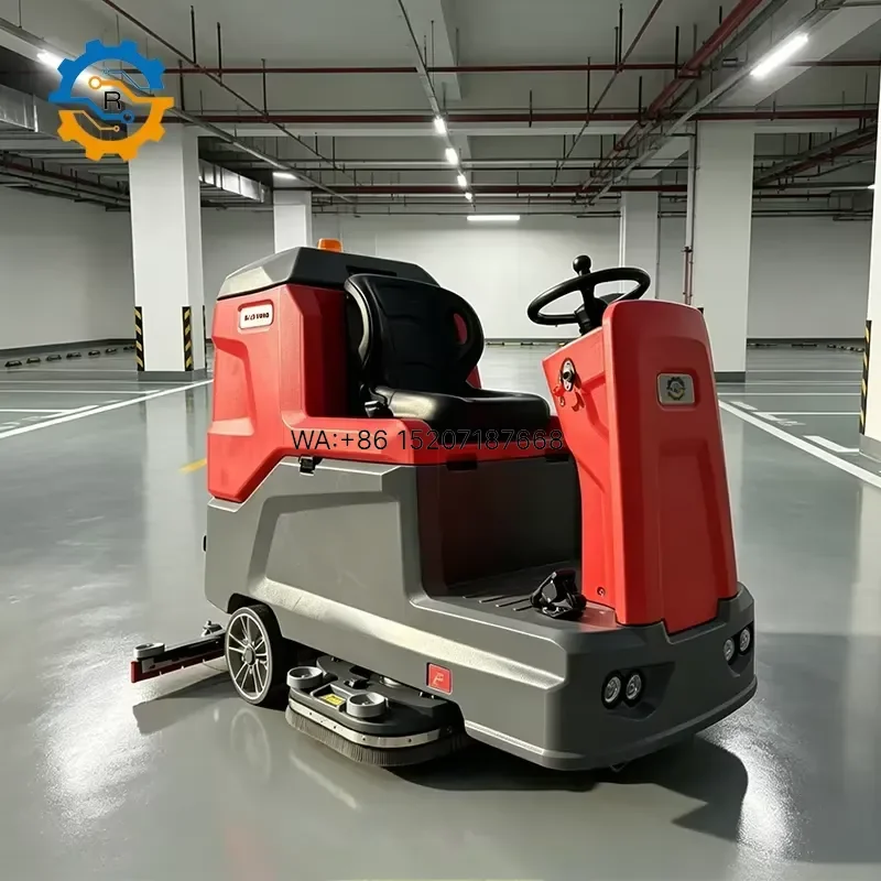 Wmwmnu for ROD Hot Sale 2026 Multi Function Ride On Sweeper Scrubber Cleaning Equipment for Hotel Supermarket Garage Floor