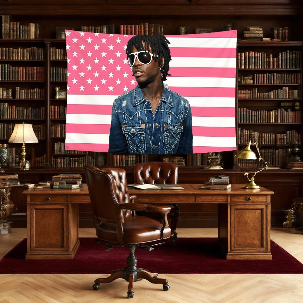 Rapper C-chief Keef Skeletor flag Durable Outdoor Indoor Patio Festive Decoration Classic Design Pole Wall Room Banner
