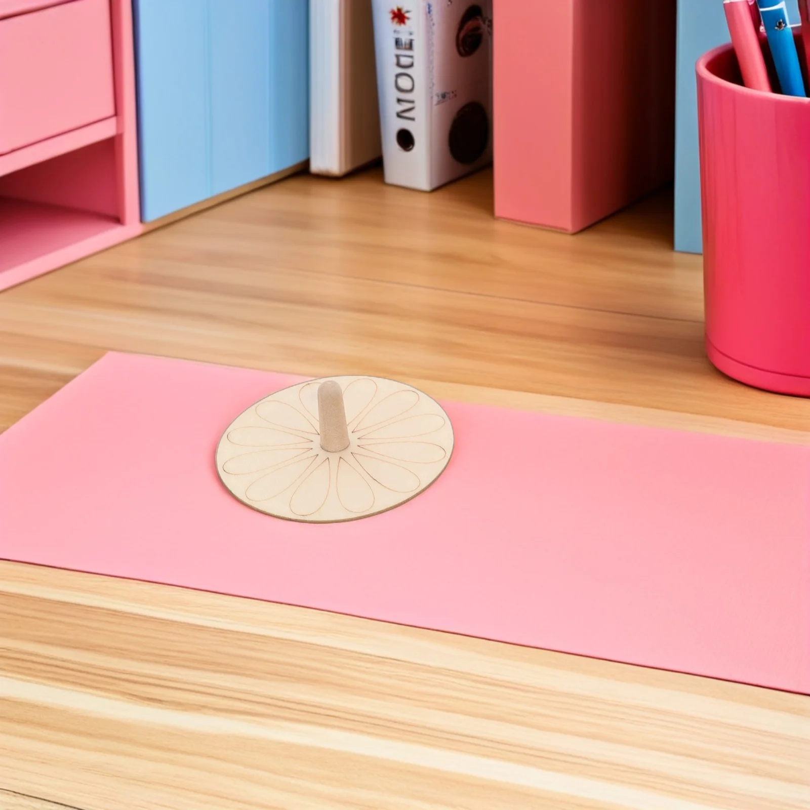 

20Pcs Wooden Gyroscopes DIY Spinning Tops Unpainted Stable Craft Supplies for Kids Hand Eye Coordination Party Decoration