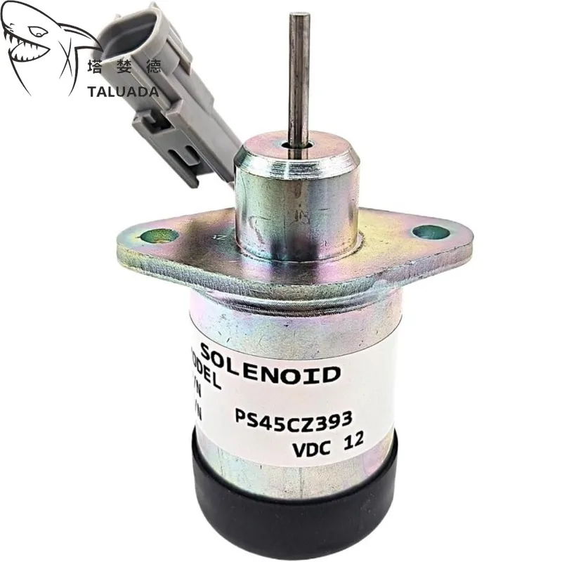 Flame Out Solenoid Valve PS45CZ393 For Excavator Flame Out Switch Excavator Construction Equipment