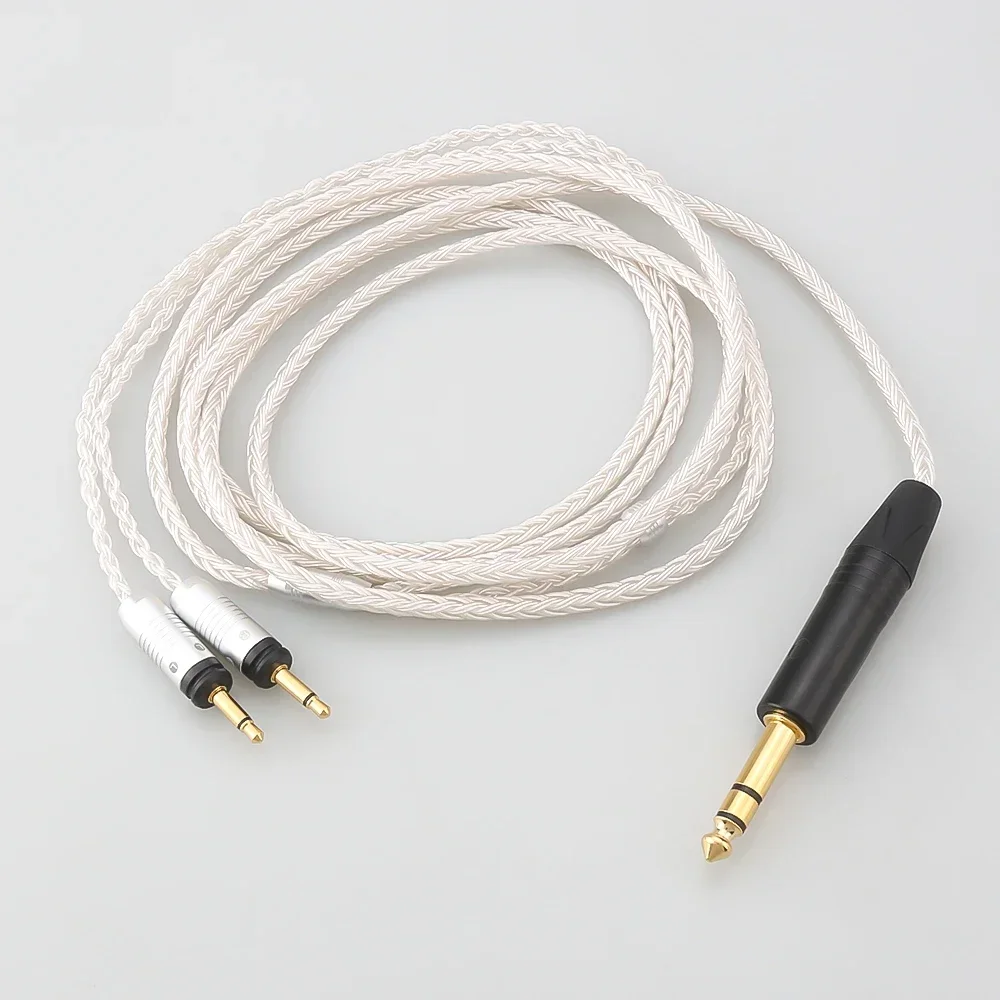 HiFi 16 Core Silver Plated 6.5/3.5mm 4.4mm/4pin XLR Clear Celestee NEW Focal ELEAR Headset French Utopia Upgrade Headphone Cable