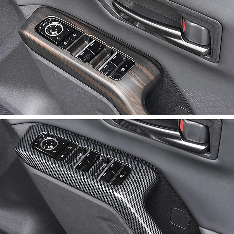 

RHD!! For Toyota RAV4 XA60 2026 Colorful Power Window Lift Switches Buttons Panel Cover Trim Car Styling