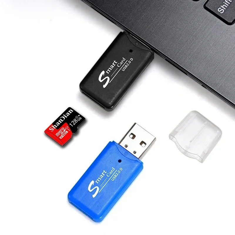 SD Card Reader USB converter Smart USB Card Reader Lector SD Memory Card Reader For Smart SD TF USB  Cardreader