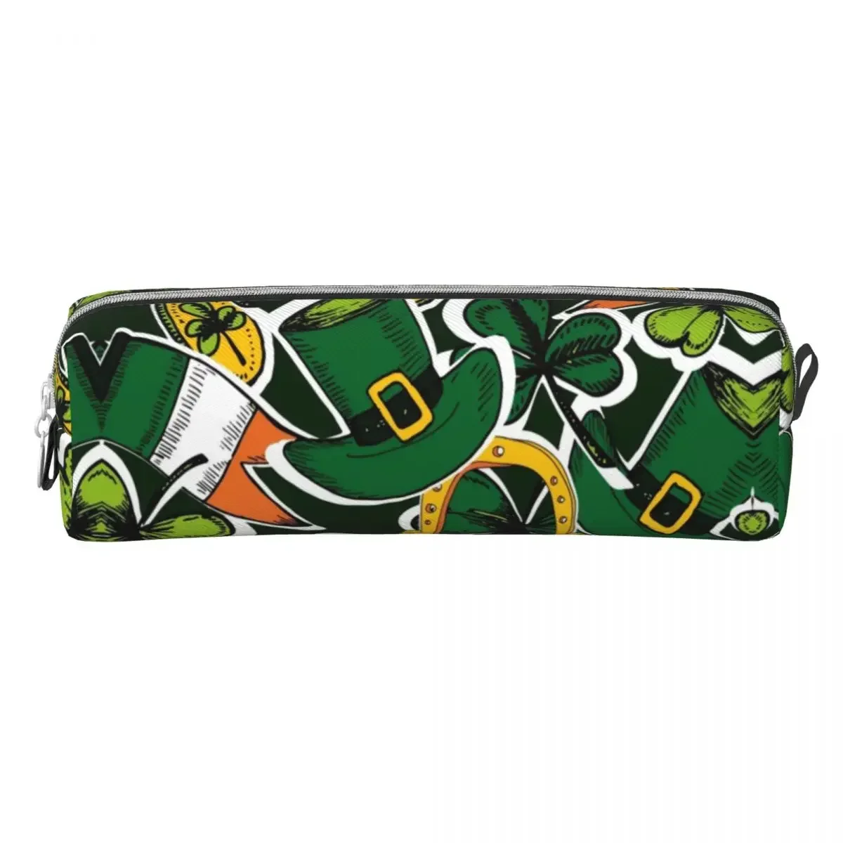 St. Patrick's Day Pencil Case Holiday Cool Girls Boys Kawaii  Bag Custom School  Cases Stationery Birthday Present