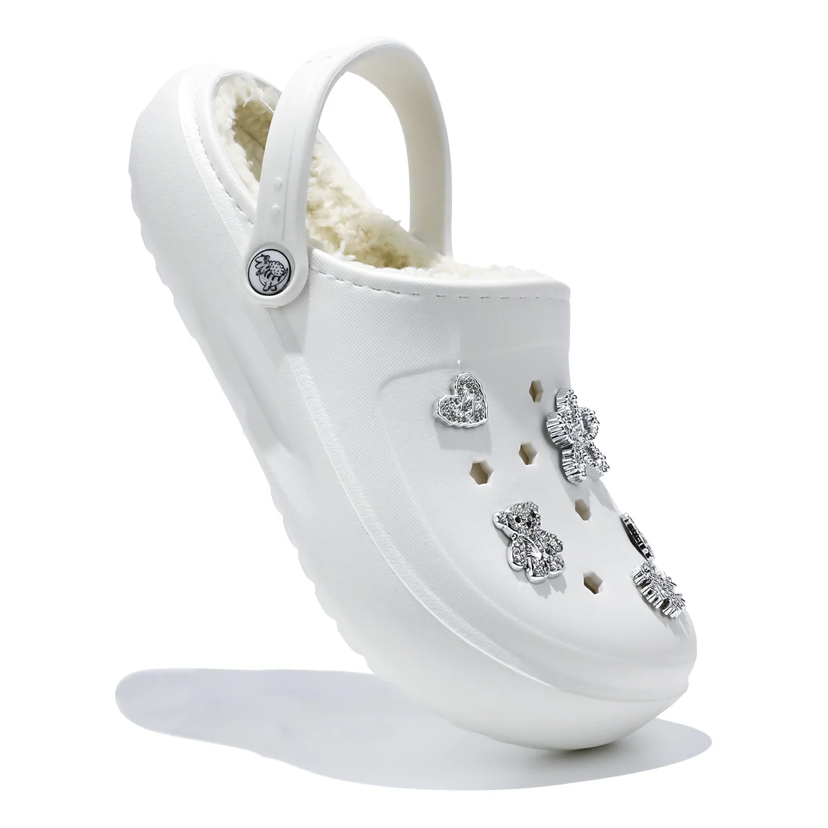 Warme Winter-Clogs für Damen, modischer und lässiger Stil, können drinnen oder draußen getragen werden 666 – Detail 14