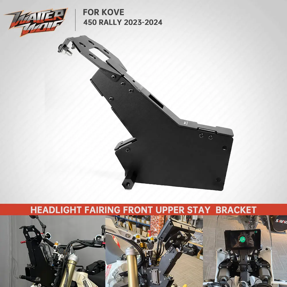 

For Kove 450 Rally Headlight Fairing Upper Bracket for Colove 450 Rally 2023 2024 GPS Phone Navigation Holder Front Cowl Support