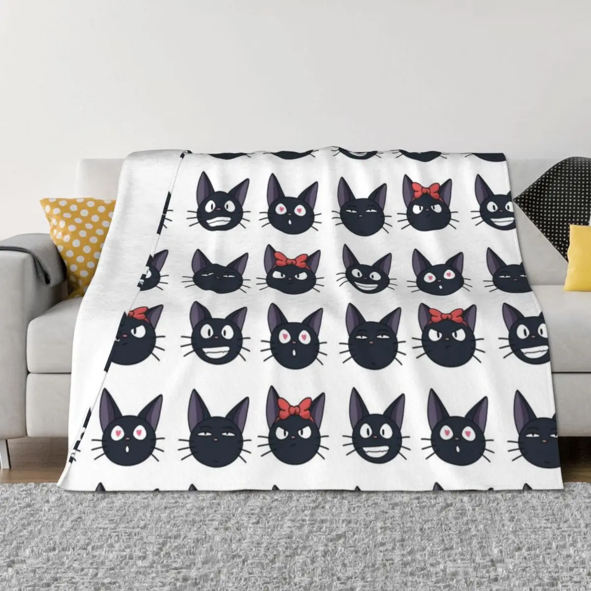 Jiji Cat Throw Blan… - image
