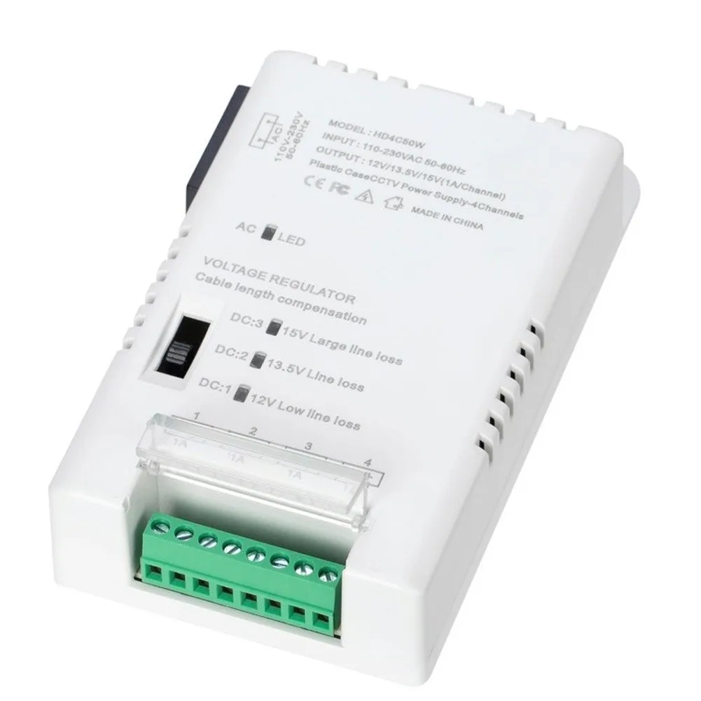 12V 8 Channel Power Supply for Security For Cameras 96W Output with Heat Resistant Casing and Reliable Voltage Delivery