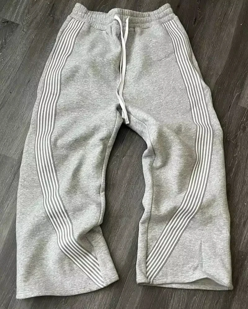 2026 Herbst Trendige High-Street Loose Straight Tube Hosen für Männer, Frauen und Kinder, Lässige Bedruckte Loose-Fit Gerade Hosen – Detail 8